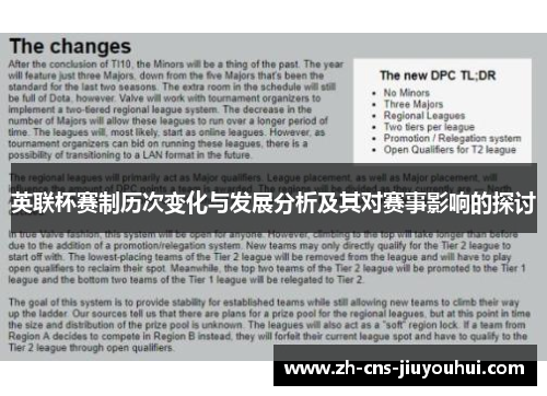 英联杯赛制历次变化与发展分析及其对赛事影响的探讨